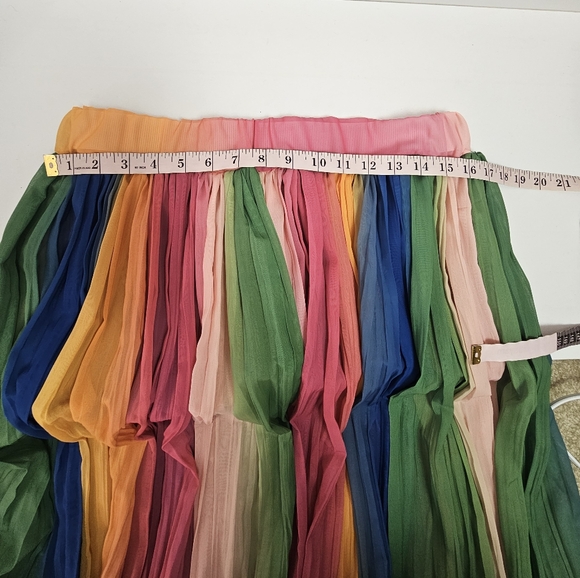 Handmade Rainbow Chiffon Skirt - Picture 3 of 3